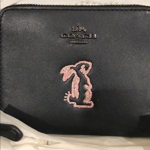 Coach wallet w/ Selena Gomez bunny.